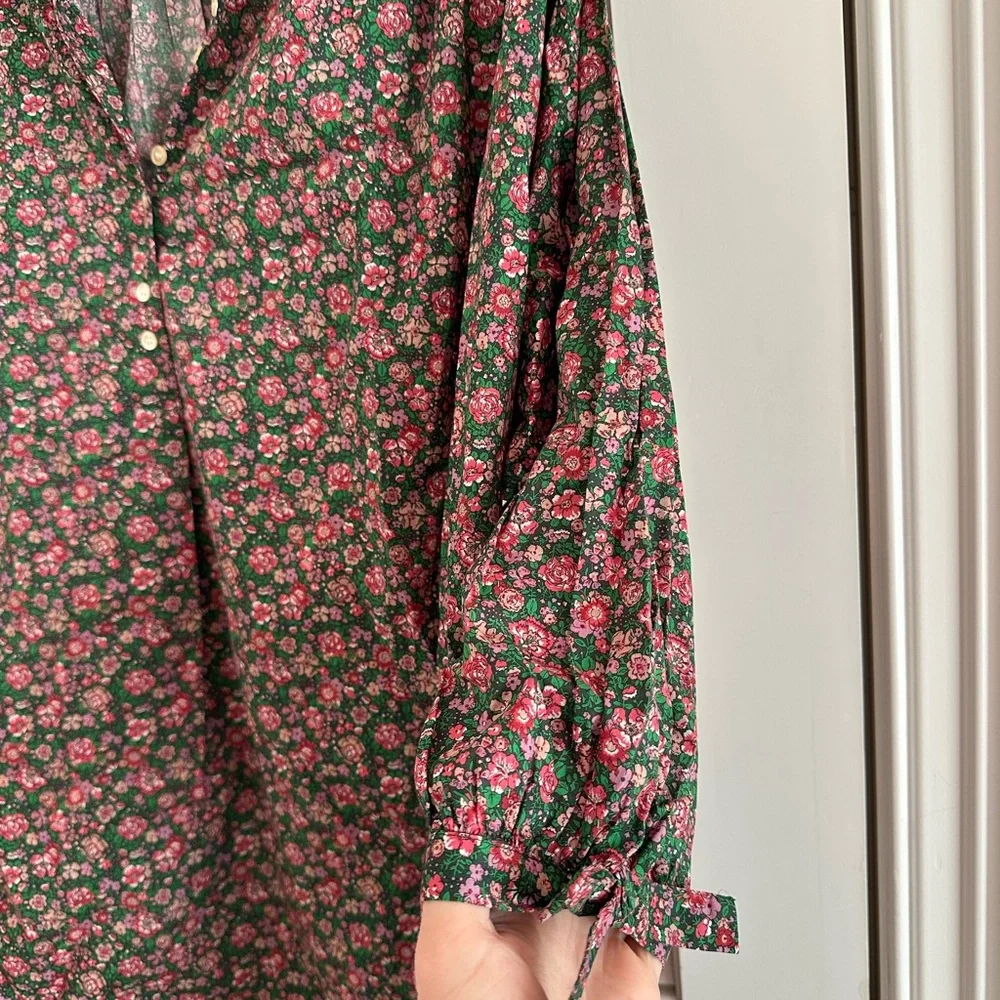 DÔEN Liberty Print Floral Mini Dress - Picture 3 of 6